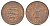 Гернси 2 пенса 1977 Елизавета II (1952-2022), ветряная мельница KM 28 бронза 4656-1055