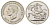 Великобритания 1 крона (5 шиллингов) 1951 Георг VI (1936-1952), фестиваль Британии, Георгий Победоносец KM 880, Spink 4111 медно-никель UNC 4578-524