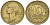 ФРАНЦИЯ 10 САНТИМОВ 1963 ТИП MARIANE KM 929, LE FRANC 144.3 алюминиевая бронза 67-734