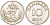 ДАНИЯ 10 ЭРЕ 1955 N; S, ФРЕДЕРИК IX (1947-1972) KM 841.1 медно-никель 4547-1018