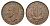 Великобритания 1/2 пенни 1944 Георг VI (1936-1952) KM 844, Spink 4115 бронза 4519-242