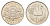 Латвия 1 лат 2005 Петух церкви Святого Петра KM 65 медно-никель UNC 4679-326