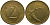 Словения 2 толара 1998 KM 5 латунь 4548-737