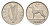 Ирландия 6 пенсов 1939 собака, ирландский волкодав KM 13 никель 4649-552