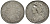 Великобритания 1/2 кроны 1731 Георг II (1727-1760) KM 574.1, Spink 3692 серебро 00-821-62