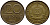 ГДР 20 пфеннигов 1969 А, первый год KM 11 латунь UNC 4398-535