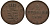 Саксония 2 пфеннига 1856 F KM 1185, Jaeger 80, AKS 152 медь    413-5544