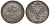 Россия 1 рубль 1721 Петр I (1699-1725), ОК, Кадашевский монетный двор, Голова малая. Пряжка в виде розетки. Заклёпки на рукаве Биткин 357 серебро    10-015-19