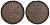 Швеция 1 скиллинг 1821 Карл XIV Юхан (1818-1844) KM 597 медь 4179-422