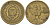 Югославия 50 динаров 1955 KM 35 алюминиевая бронза 4155-1126
