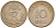 ДАНИЯ 10 ЭРЕ 1955 N; S, ФРЕДЕРИК IX (1947-1972) KM 841.1 медно-никель aUNC 187-635
