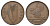 Ирландия 1 пенни 1946 курица с цыплятами KM 11 бронза 4672-812