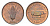 Тонга 1 сенити 1975 KM 42 бронза UNC 4669-726