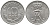 ДАНИЯ 10 ЭРЕ 1963 C; S, ФРЕДЕРИК IX (1947-1972) KM 849.1 медно-никель 100-1144