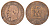 Франция 10 сантимов 1853 BB, Наполеон III (1852-1870) KM 771.3, Le Franc 133/4 бронза 4657-543