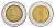 Мексика 1 песо 2005 Mo KM 603 биметалл UNC 4636-525