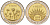 Аргентина 1 песо 2010 200 лет Аргентине - парк Эль-Палмар KM 156 биметалл UNC 4620-644