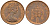 Великобритания 1 пенни 1975 Елизавета II (1952-2022) KM 915, Spink 4237 (B1) бронза    4602-549