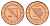 Босния и Герцеговина 50 фенингов 1998 KM 117 сталь плакированная медью UNC 117-612