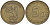 АНГЛИЯ ЖЕТОН ND 5P THE GAINESMEAD GROUP желтый металл 4544-1022