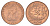 Остров Мэн 1/2 пенни 1980 KM 58 бронза UNC 4625-364