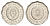 Аргентина 25 песо 1964 KM 61 сталь плакированная никелем UNC 4662-724