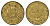 Тунис 100 миллимов 1997 KM 309 латунь 3336-213