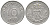 ДАНИЯ 10 ЭРЕ 1958 C; S, ФРЕДЕРИК IX (1947-1972) КМ 841.2 медно-никель 100-1138
