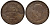 Греция 10 лепта 1869 ВВ, король Георг I (1863-1913) KM 43 медь 4536-543
