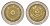 Аргентина 1 песо 1995 KM 112 биметалл 4571-255