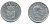 ДАНИЯ 1 КРОНА 1967 C; S, ФРЕДЕРИК IX (1947-1972) KM 851.1 медно-никель 51-4442