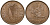 ИРЛАНДИЯ 1 ПЕННИ 1950 КУРИЦА С ЦЫПЛЯТАМИ KM 11 бронза aUNC 4389-821