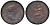 Великобритания 1 пенни 1806 Георг III (1760-1820) Spink 3780, KM 663 медь    4368-632