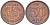 Дания 50 эре 1990 Маргрете II (1972- ) KM 866.2 бронза 85-615
