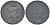 Фольках (Бавария) 10 пфеннигов 1918 Funck 565.3, Men18 32430.3 цинк 4379-354