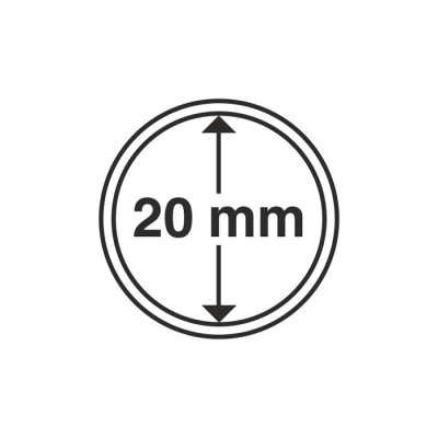 Капсулы круглые – 20 мм, упаковка 10 шт. Leuchtturm. 303557