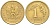Польша 1 грош 1999 MW KM 276, Parchimowicz 701h латунь   4136-937