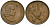 ЮАР 1 цент 1967 Ян ван Рибек (1619-1677), Suid Africa, легенда на африкаанс, капские воробьи KM 65.2 бронза 4136-454