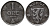 НОРВЕГИЯ 1 ЭРЕ 1942 ХОКОН VII (1905-1957) KM 387 железо 66-137