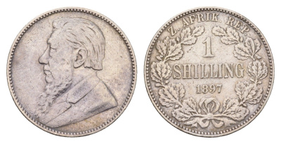 ЮАР 1 шиллинг 1897 KM 5 серебро 4044-1543