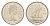Канада 10 центов 1987 Елизавета II (1952-2022), парусник KM 77 никель UNC 4639-649