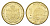 Сербия 1 динар 2005 KM 39 никель латунь UNC 4689-969