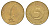 Словения 5 толаров 1995 KM 6 латунь 4519-1235