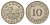 Мальта 10 центов 1972 баржа Великого магистра KM 11 медно-никель 4183-836