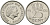 Нидерланды 25 центов 1966 Юлиана (1949-1980) KM 183 никель 96-165