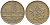 Франция 10 франков 1979 тип Матье KM 940, Le Franc 365.13-14 никель латунь 36-725