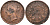 Стрейтс-Сетлментс 1 цент 1845 Виктория (1837-1901), Ост-Индская компания KM 3 медь 4590-146