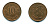Финляндия 10 пенни 1921 республика (1918-1962) KM 24 медь 46-269