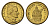 Ватикан 1 Ecco l'Euro 2000 пробник, Иоанн Павел II латунь UNC 4669-314