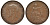 Великобритания 1 пенни 1936 Георг V (1910-1936) KM 838, Spink 4055 бронза 4123-1046